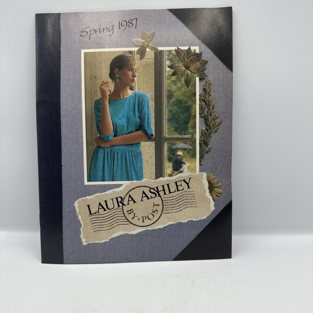 Vintage LAURA ASHLEY by POST Fashion Catalog SPRING 1987 RARE